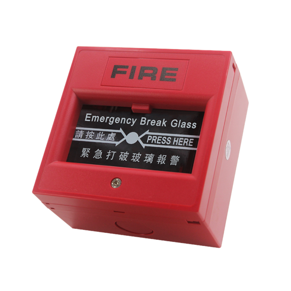 Estación Manual Incendio Roja